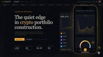 AI Crypto Portfolio — Quant-grade Allocation SaaS — screenshot 1