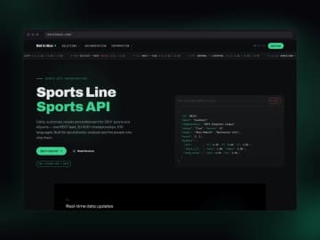 Bet in Box — Sports Betting API Website — screenshot 2