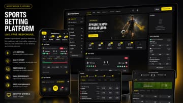 Sports Betting Platform — User Cabinet & Wagering — screenshot 1