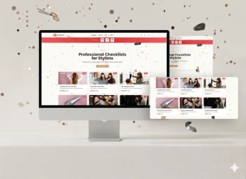 FolioHair — E-commerce SaaS for Beauty Professionals — screenshot 1