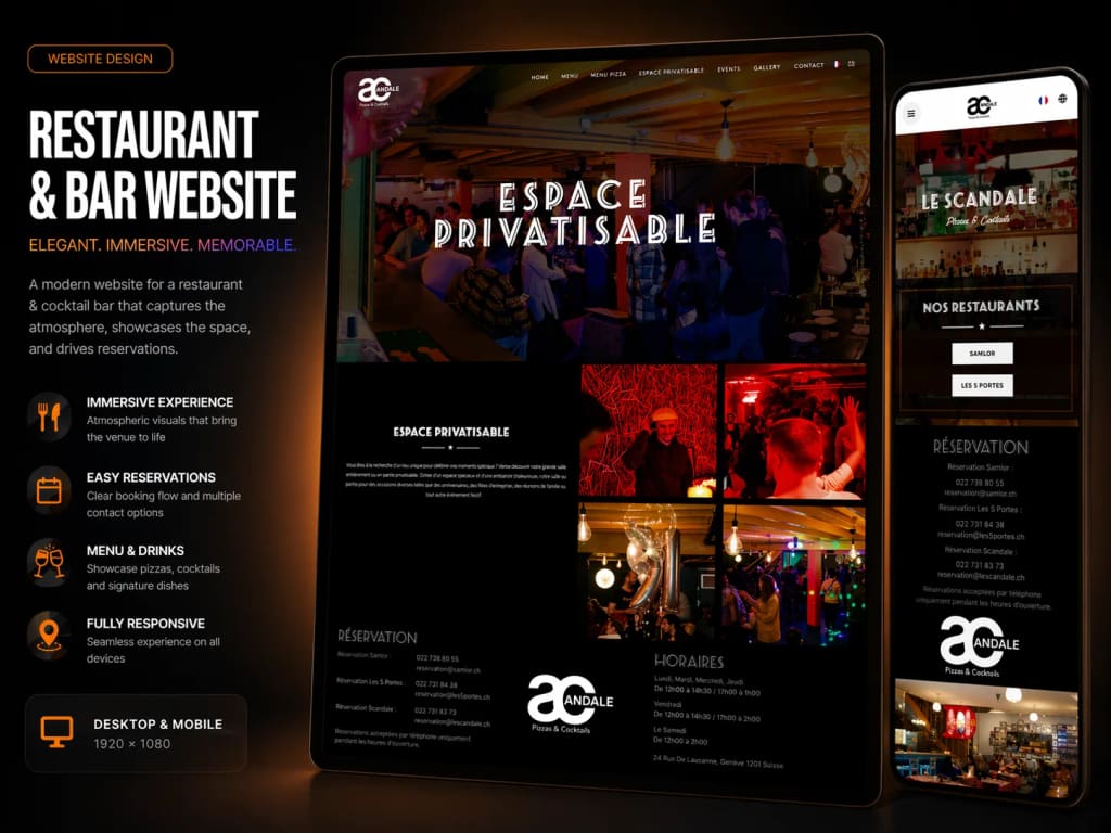 Restaurant Platform — Strapi-driven, Multi-language