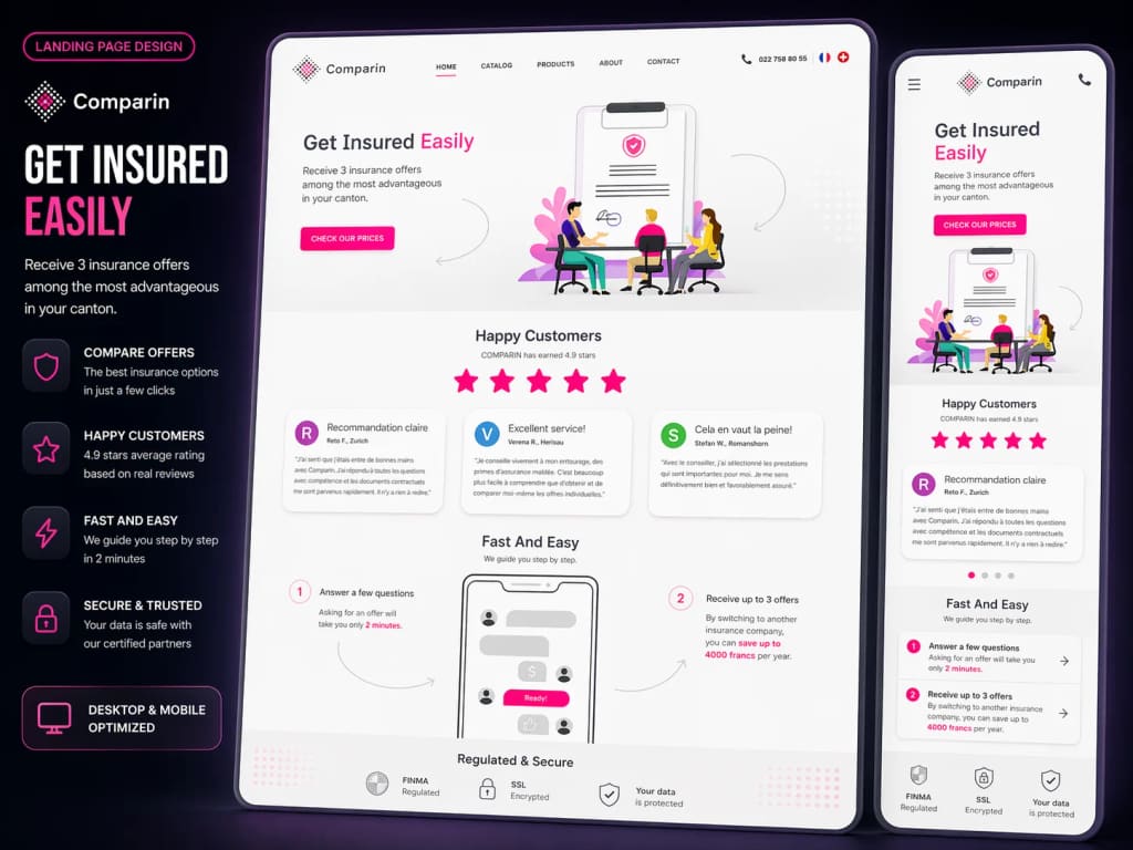 Insurance Portal — Multi-language & Strapi-driven